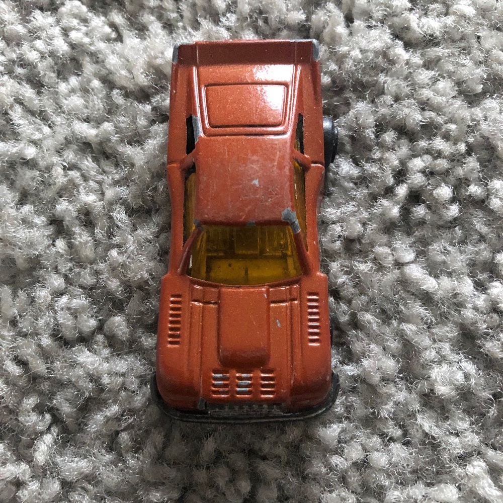 Brown toy car